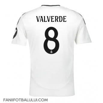 Real Madrid Federico Valverde #8 Tricou Fotbal Replică 2024-25 Barbati Acasa